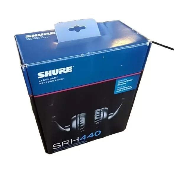 Shure SRH440 Professional Closed-Back Over-Ear Studio Headphones