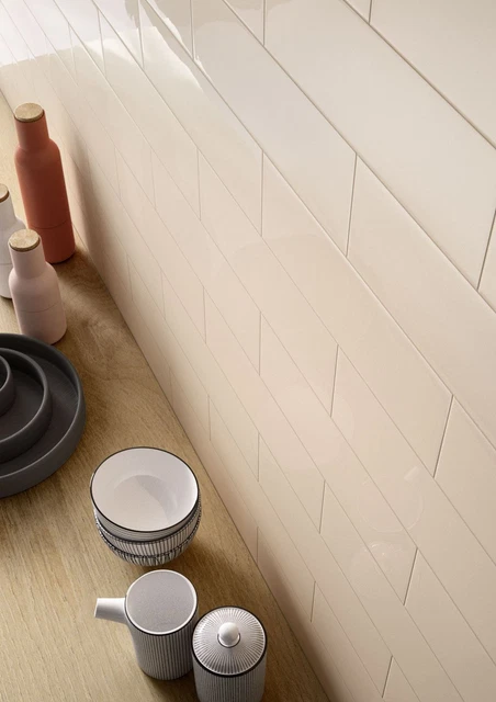 Casa39 Marazzi Mellow Cotton 10x30 cm MMMW Carrelage Couleur Unie meilleur pr...