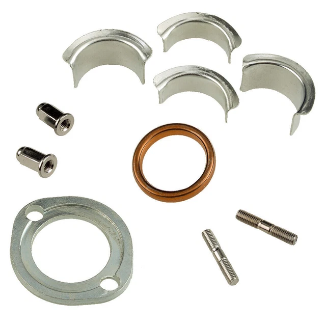Set supporto pinze di scarico colletto morsetto adatto per Honda CG125 XL185 N G8J8