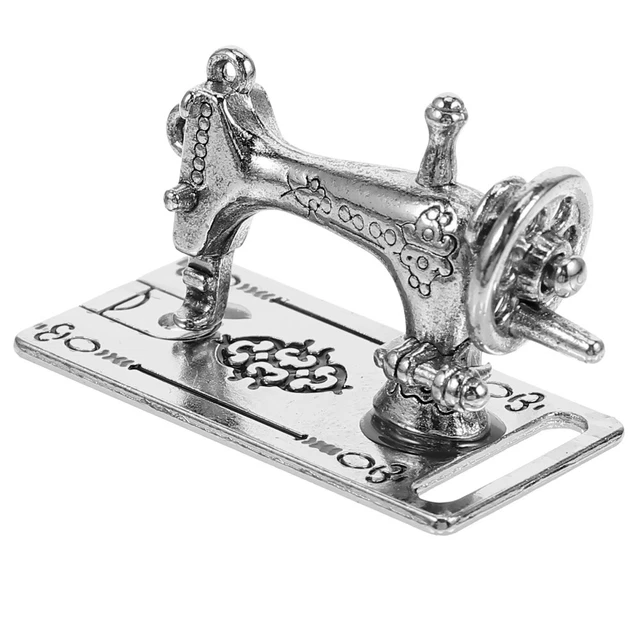 Melody Jane Miniatur-Nähmaschine Schwarz – Puppenhauszubehör Im Maßstab 1:12