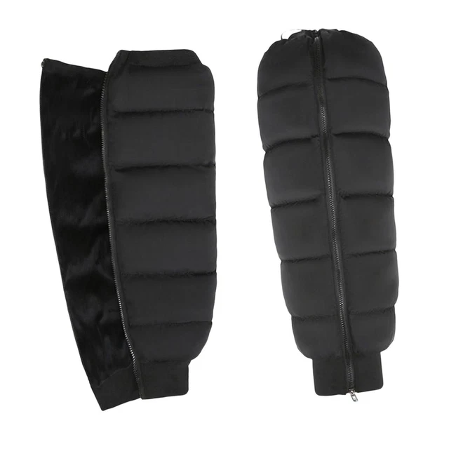1 paire de genouillères d'hiver leggings plus chauds coupe-vent unisexe pour