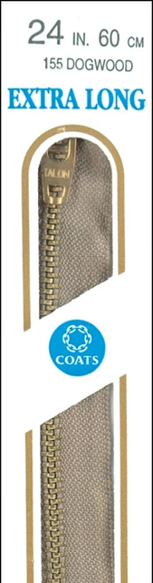 Abrigos con cremallera de metal extra larga 36" - cornejo