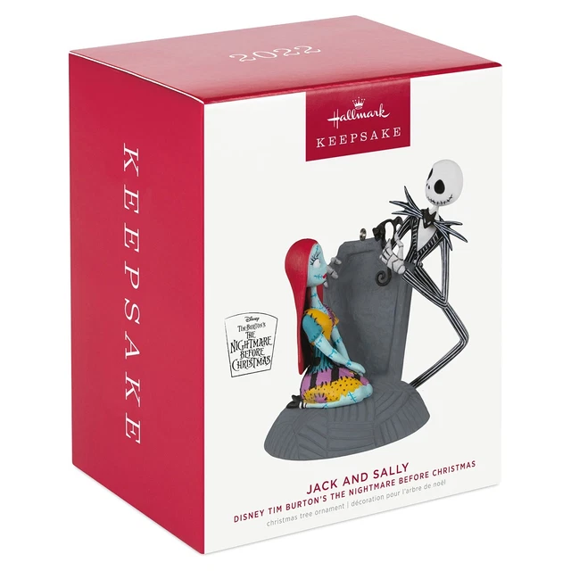 HALLMARK DISNEY JACK AND SALLY "THE NIGHTMARE BEFORE CHRISTMAS