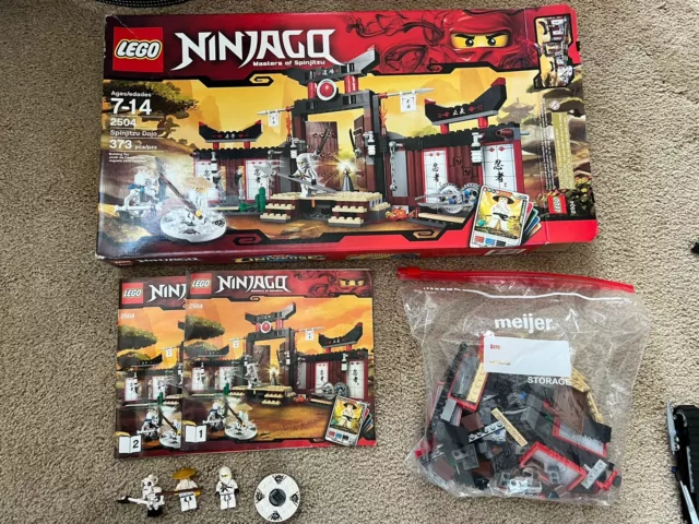 LEGO NINJAGO: Spinjitzu Dojo (2504)  95% COMPLETE WITH BOX AND MINIFIGURES