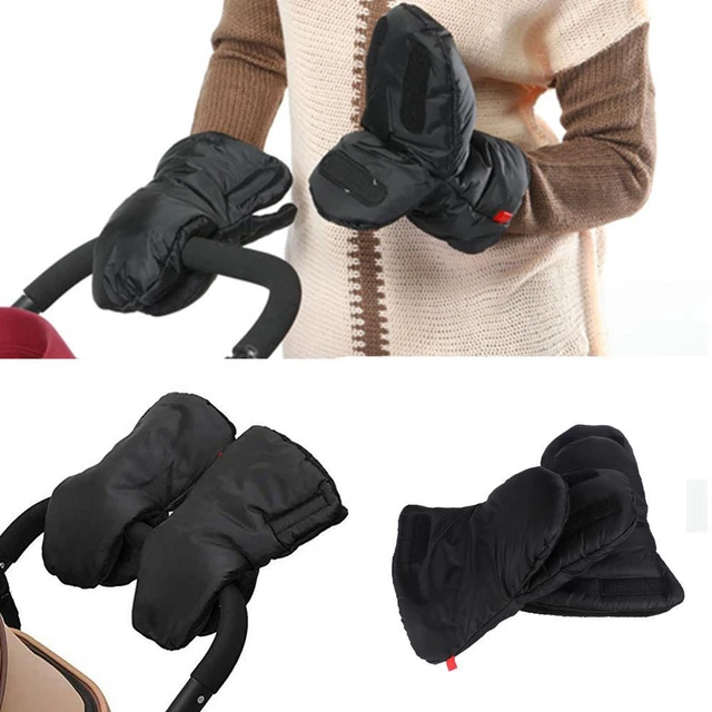 Guante de cochecito de cochecito de invierno guantes de mano bebé cochecito de felpa guantes más cálidos