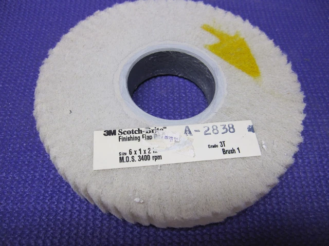 3M Scotch-Brite Finishing Flap Wheel, Grade 3T, A-2838