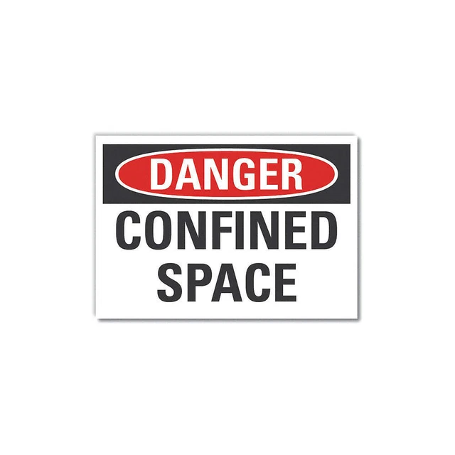 14x10 Sign LYLE LCU4-0364-ED_14X10 DANGER Sign,10inx14in,Non-PVC Polymer 456R32 £ ...
