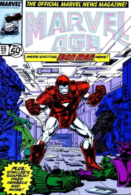 Marvel Age (1983) #  55 (8.0-VF) Iron Man 1987