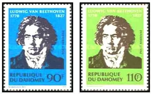 Timbres Musique Beethoven Dahomey PA132/133 ** (73536FC)