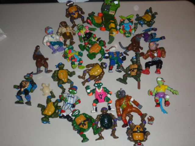 Teenage Mutant Ninja Turtles Action Figure Lot of Figures BeBop More TMNT