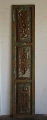 Antique Carved Single Mexican Old #91-Primitive-Rustic-17.5x88x1.5-Barn Door
