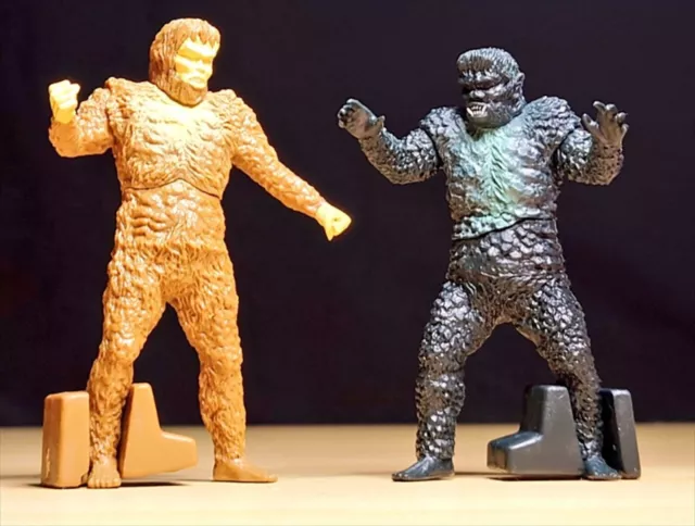 2023 Bandai Hg Toho Kaiju Sanda Gaira 3 " Figurine Set Gashapon Godzilla Moins