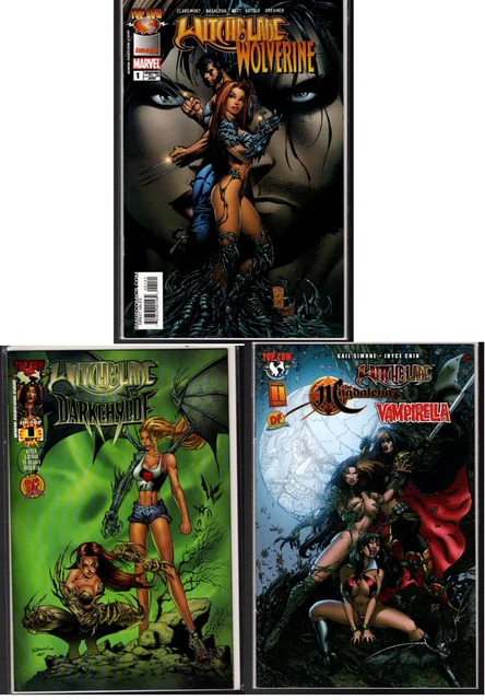 WITCHBLADE Crossovers WOLVERINE, DARKCHYLDE, VAMPIRELLA