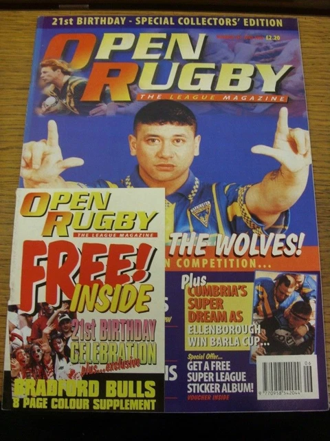 Nov-89 Rugby League: Open Rugby Magazine - Number 119. FREE