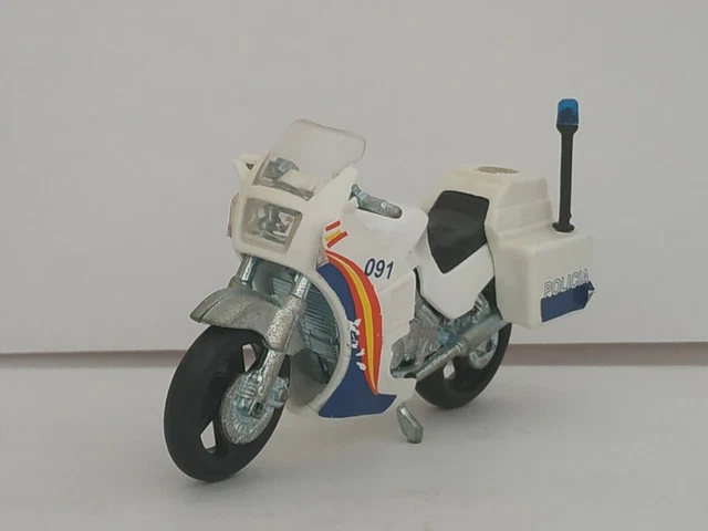1:24 Motorcycle Police Nacional Dgp 091 Metal And Plastic To Scale Bike Diecast