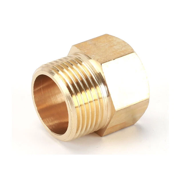 2 Stück Doppelnippel Für Kupferrohre 6.35mm - Messing Verbinder Für Klimaanlagen