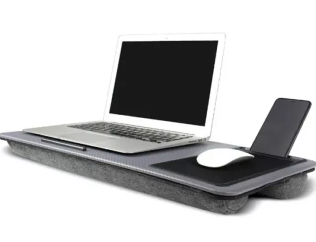InGenious Large Lap Desk Tray - Portable Comfortable Wide Laptop Sofa Support .