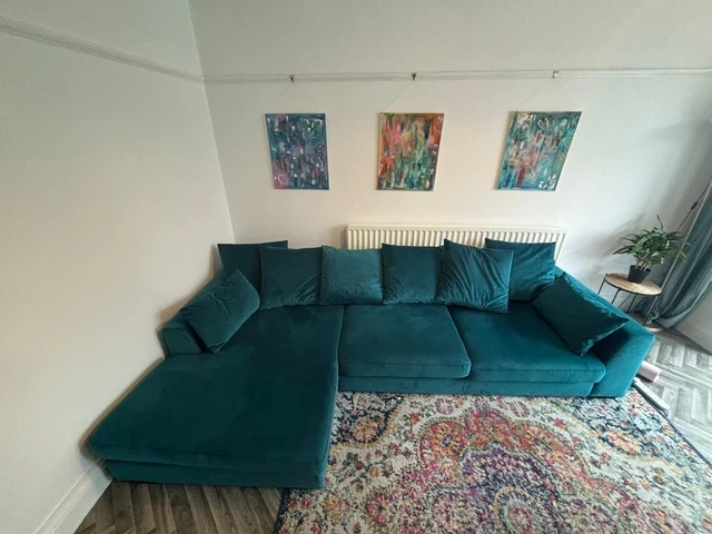 Dfs plush on sale chaise end sofa