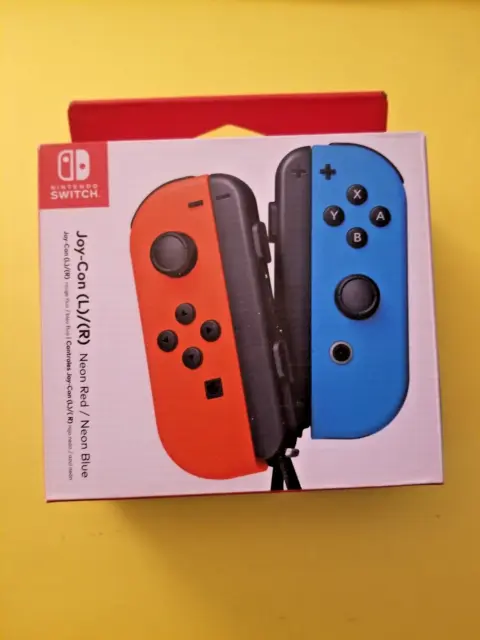 NEW - Red & Blue Joy-con Switch Controller - Neon - L/R