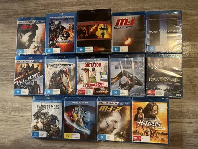Lot Blu-Ray x67 + Coffrets Neuf Sous Blister VOSTFR + FR 3D Idéal Revendeur
