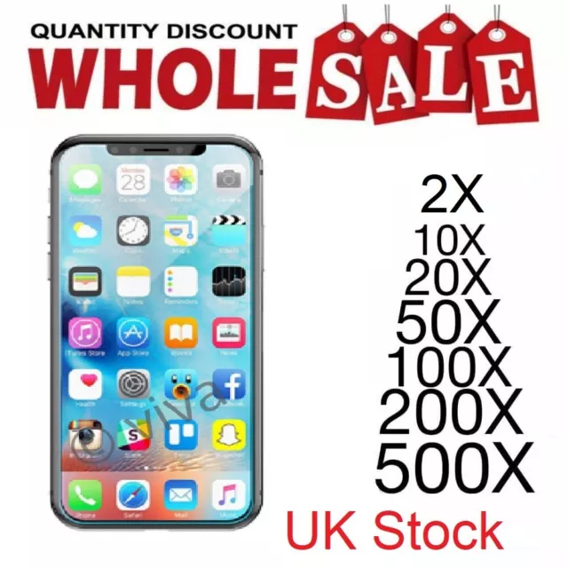 Wholesale Tempered Glass Screen Protector For iPhone 14 Pro Max 13 12 11 XR 8 7