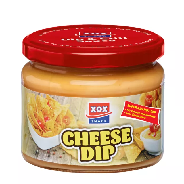 XOX Cheese Dip formaggio piccante delicato Dip in formaggio fuso cremoso 290ml