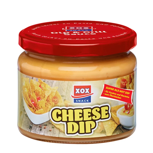 XOX Cheese Dip formaggio piccante delicato Dip in formaggio fuso cremoso 290ml