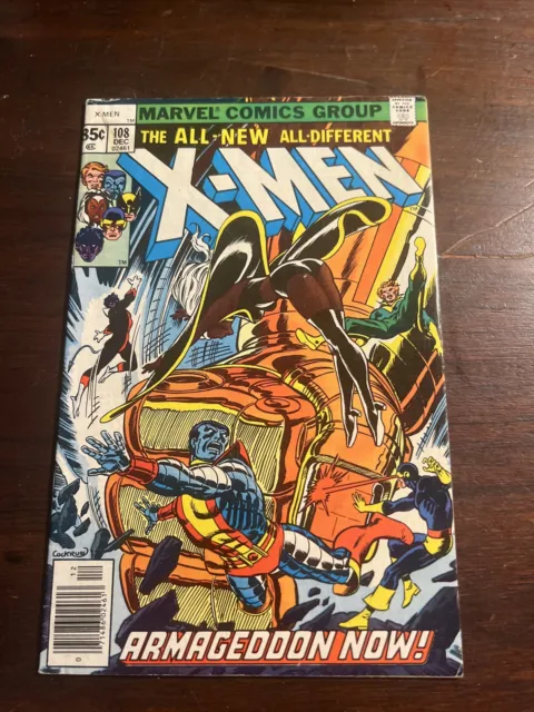Uncanny X-Men #108 Marvel 1977 Chris Claremont 1St John Byrne Art Key