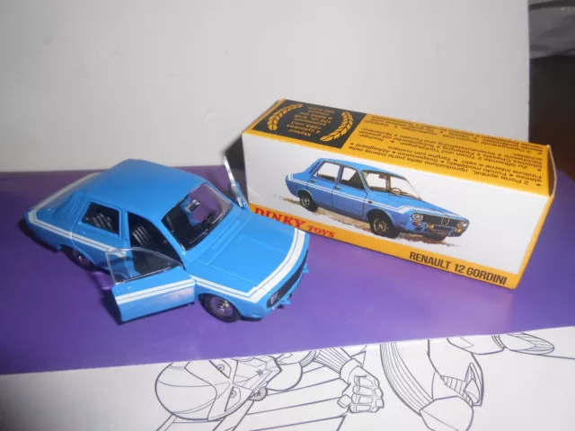 Dinky Toys Réédition Atlas - Renault 12 Gordini - Ech: 1/43 - Etat NEUVE