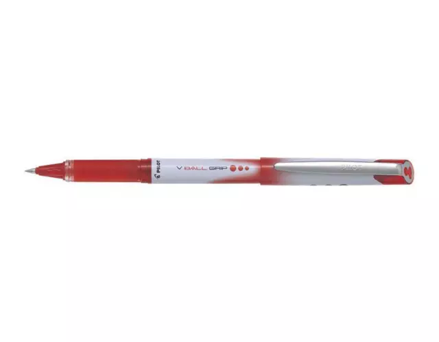 Pilot  Stylo roller V-Ball Grip 05 encre liquide Pointe Fine Rouge