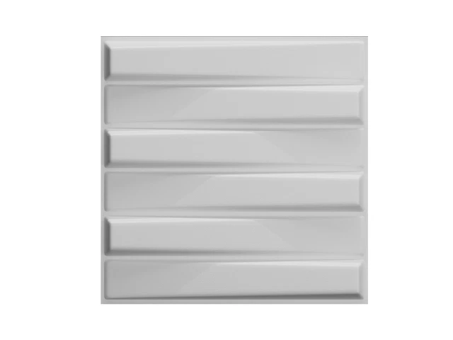 3D Wandpaneel - 1 Pack: 3 m² - Set aus 12 Teilen - STRAIT