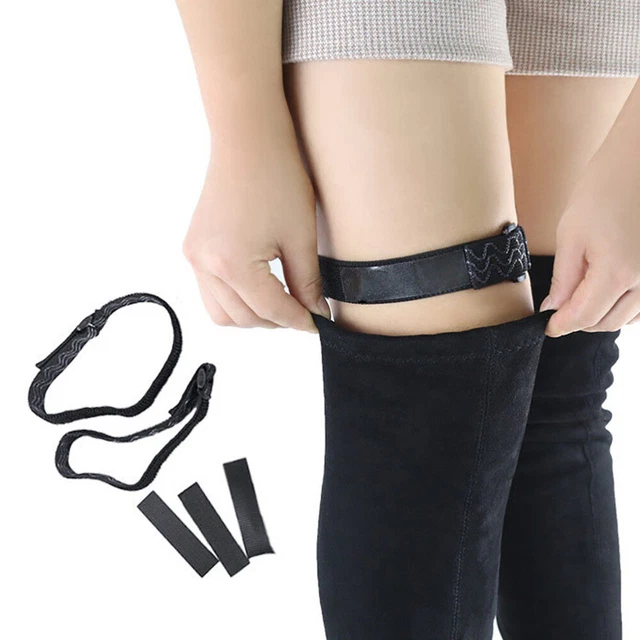 2 Set Fasce Elastiche Stivali Con Cinghia Sopra Il Ginocchio