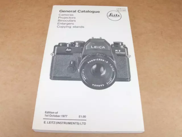 Leitz Leica 1977 General Catalogue