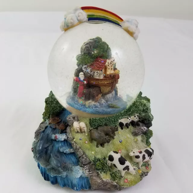 Noah's ARK Musical Water Snow Globe Dome