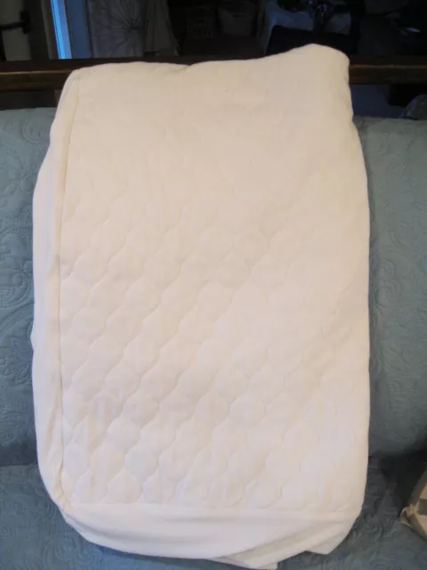 Almohadilla de colchón de algodón orgánico impermeable para cuna