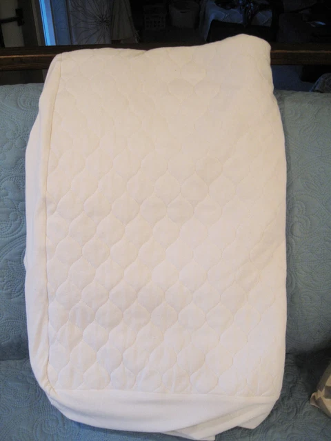 Almohadilla de colchón de algodón orgánico impermeable para cuna