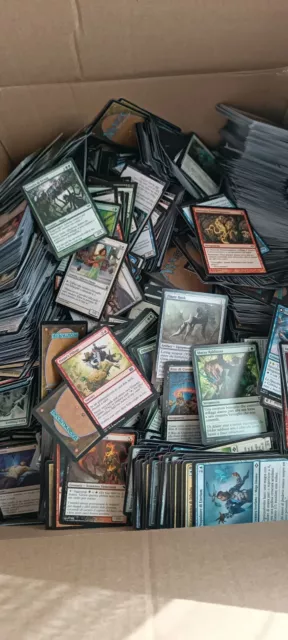 Lotto Carte Comuni  e non comuni Magic the Gathering 5 kg circa 2500 carte mtg