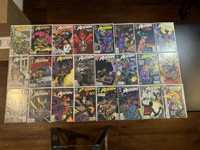 Robin Comics Lot 24 DC Comics Chuck Dixon Batman Nightwing