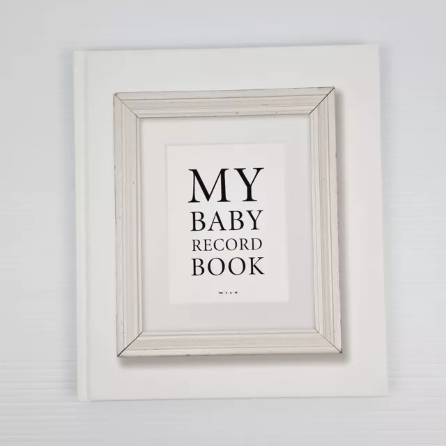 My Baby Record Book M.I.L.K Hardcover Unisex Keepsake Record Keeping Book