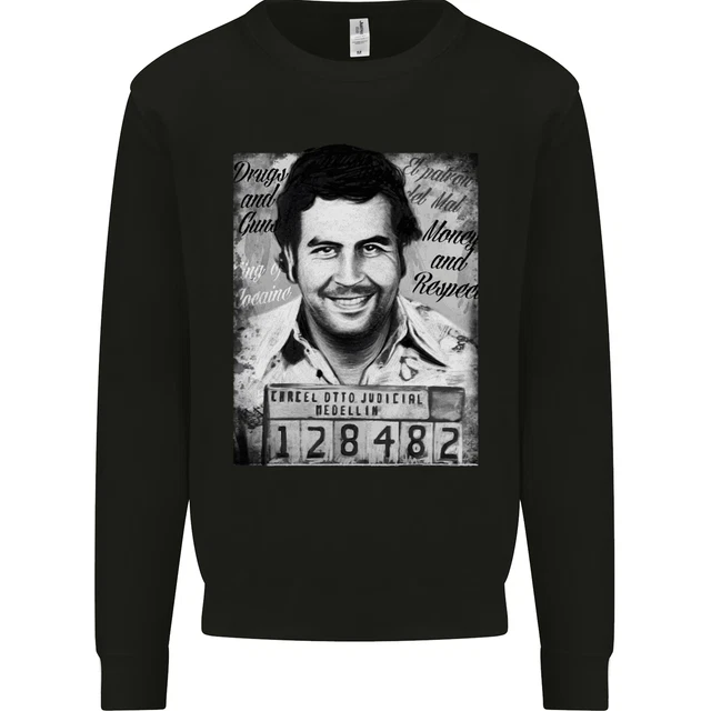 Pablo Escobar Mug Shot Mens Sweatshirt Jumper