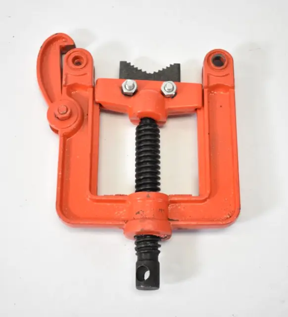 Heavy Duty Forged Bench Yoke Pipe Vise Red Tool Unit Only Missing Piece