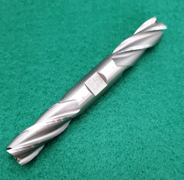 UTD 5/8 in Shank Double End Mill 4 Flute HSS