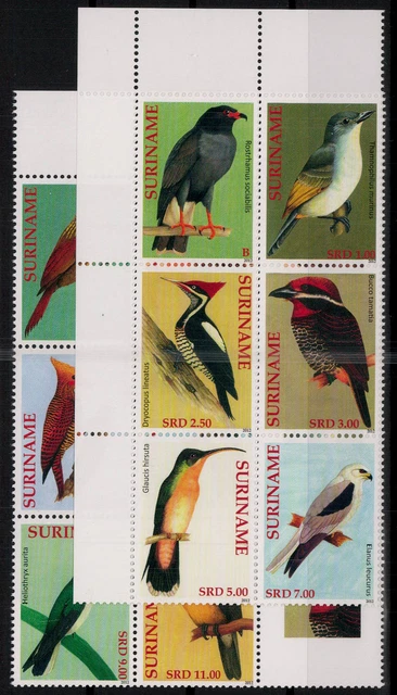 Surinam; Vögel 2012 kpl. **  (30,-)