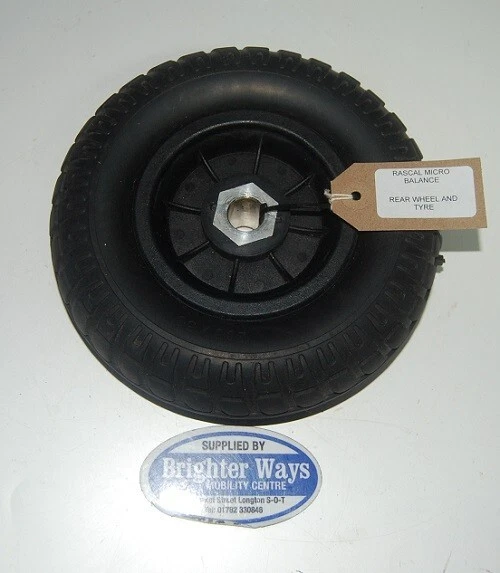 RASCAL MICRO BALANCE Mobility Scooter Rear Wheel and Tyre Each £24.99