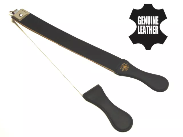 Classic Barber Shaving Leather Strop Straight Razor Sharpener Brand New