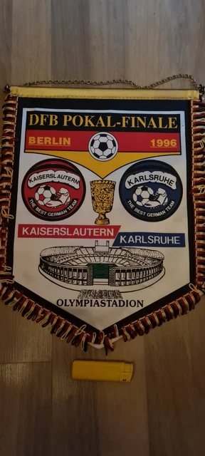 Fanion 1. FC Kaiserslautern, Wimpel/Pennant, Supporter Football, Vintage