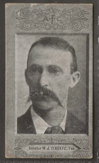 Atc A.t.c. (Usa)-Australian Parliament 1901-#32- Senator O'keefe