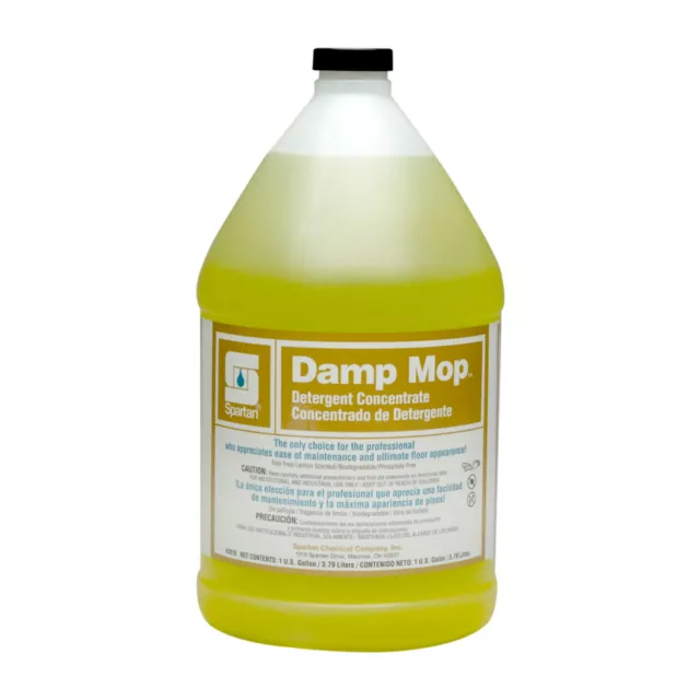 Case of 4 Gallons Spartan Damp Mop Cleaner