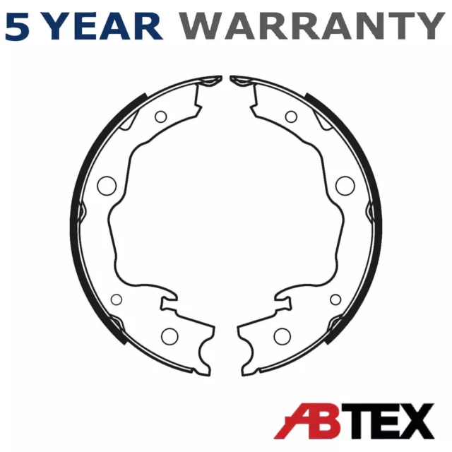 Abtex Rear Hand Brake Shoes Set Fits Nissan Qashqai 2007-2013 Juke 2010-