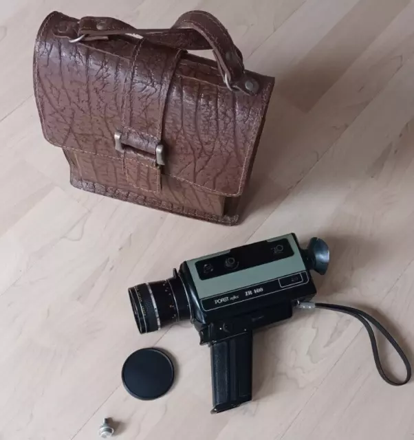 Alte Porst reflex ZR460 Filmkamera mit Tasche Leder?